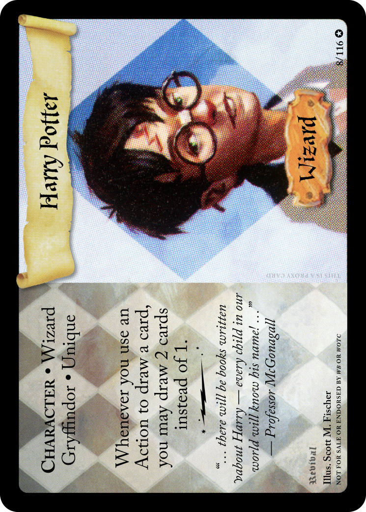 Harry Potter card